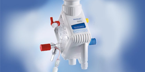 the world’s smallest oxygenator with an integrated arterial filter.